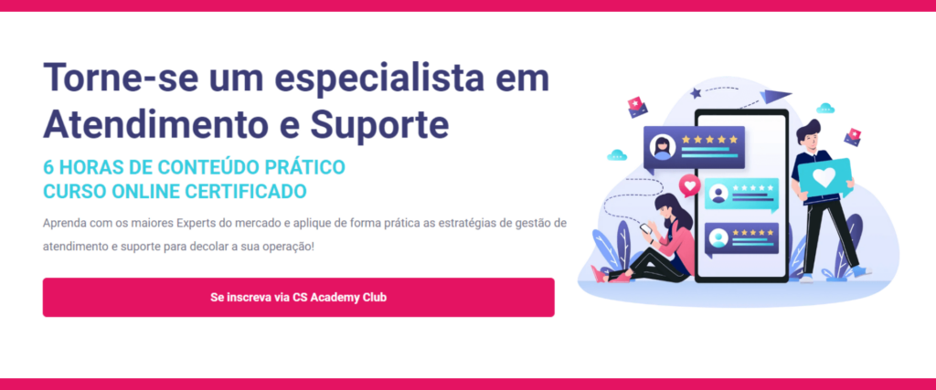 Banner do Curso de Gestão de Atendimento e Suporte ao cliente da CS Academy