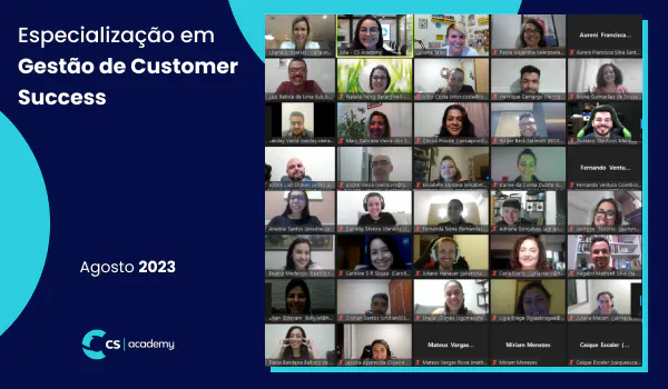 Turma da Especialização em Gestão de Customer Success.